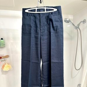 Anthropologie “Colette” cropped Linen Pants